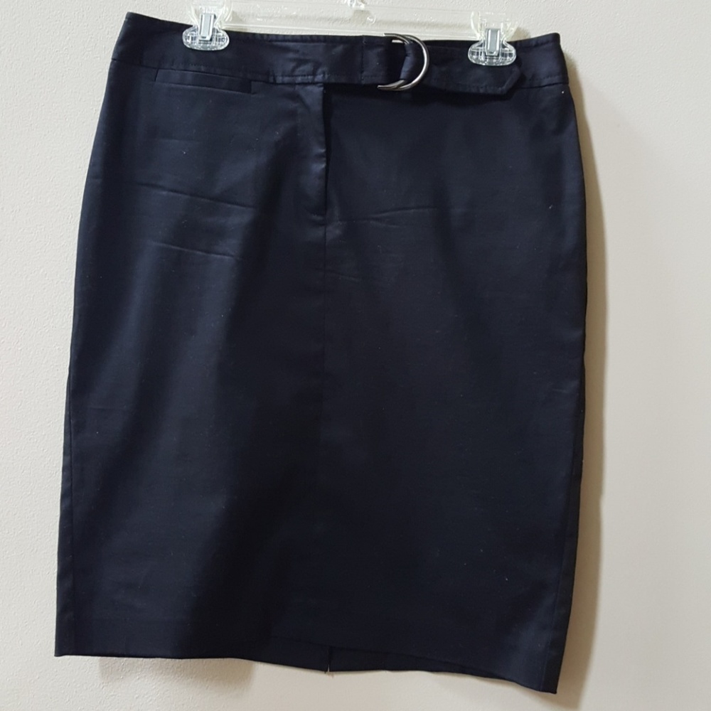 Rafaella Black Skirt with attached Belt